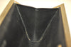 Authentic Christian Dior Clutch Hand Bag Purse Leather Black CD Box 6935J