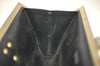 Authentic Christian Dior Clutch Hand Bag Purse Leather Black CD Box 6935J