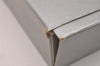 Authentic Christian Dior Clutch Hand Bag Purse Leather Black CD Box 6935J