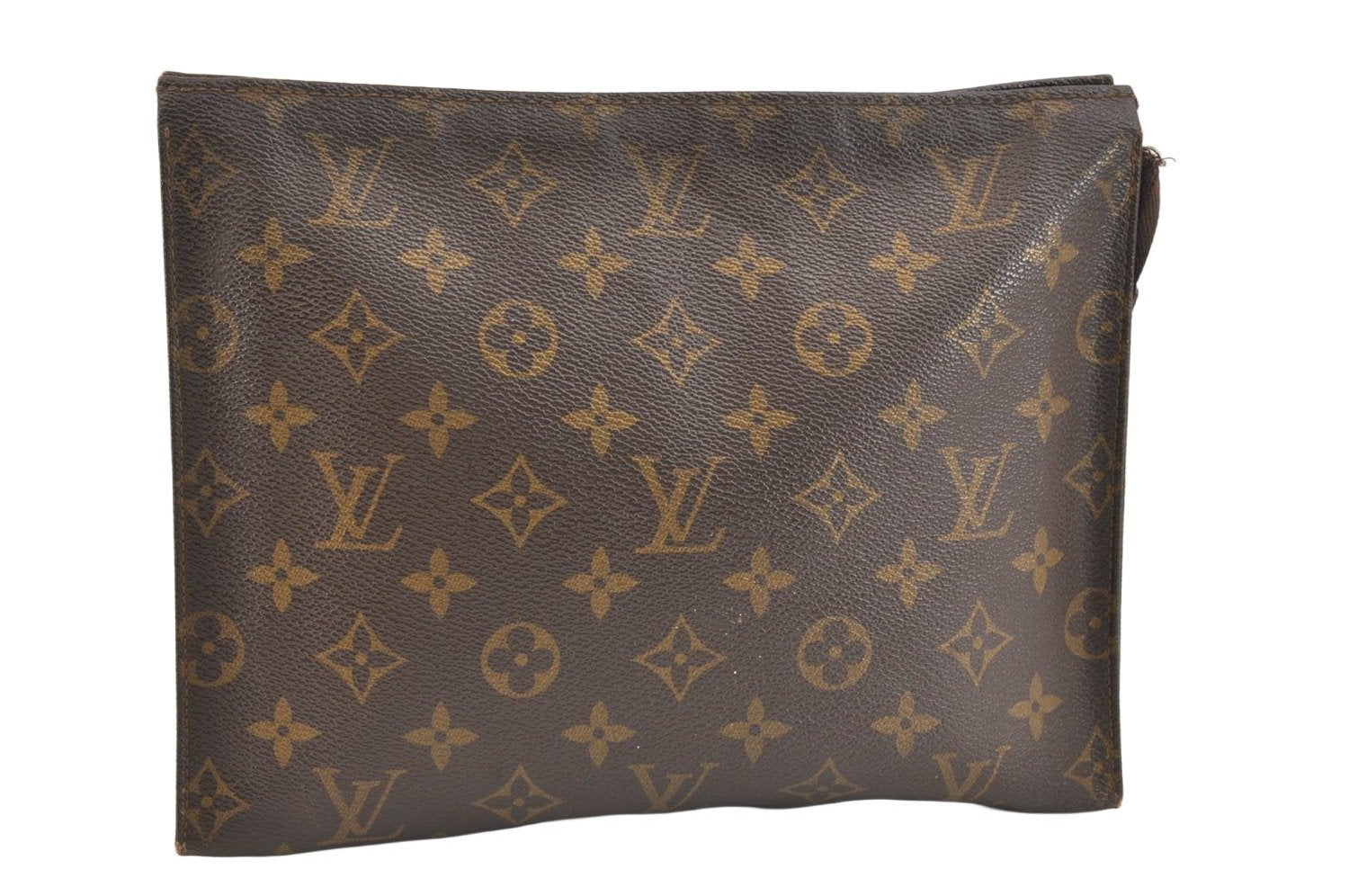 Auth Louis Vuitton Monogram Poche Toilette 26 Cosmetics Pouch Old Model LV 6935K