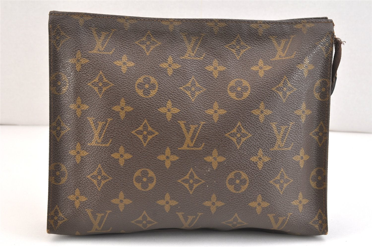 Auth Louis Vuitton Monogram Poche Toilette 26 Cosmetics Pouch Old Model LV 6935K