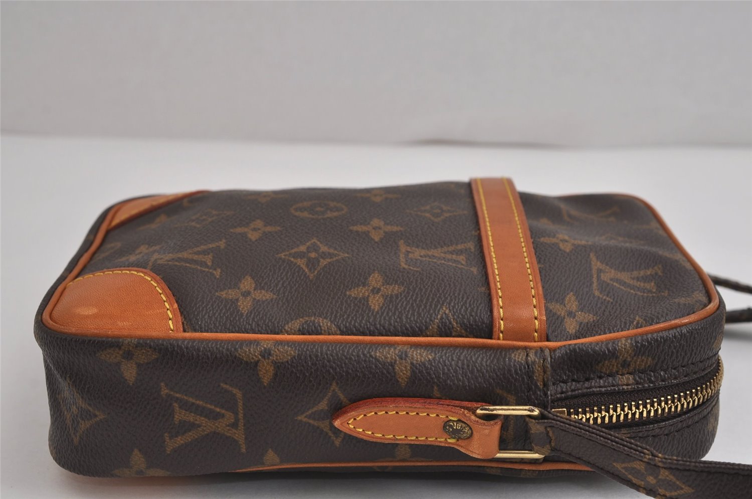 Authentic Louis Vuitton Monogram Danube Shoulder Cross Body Bag M45266 LV 6937J