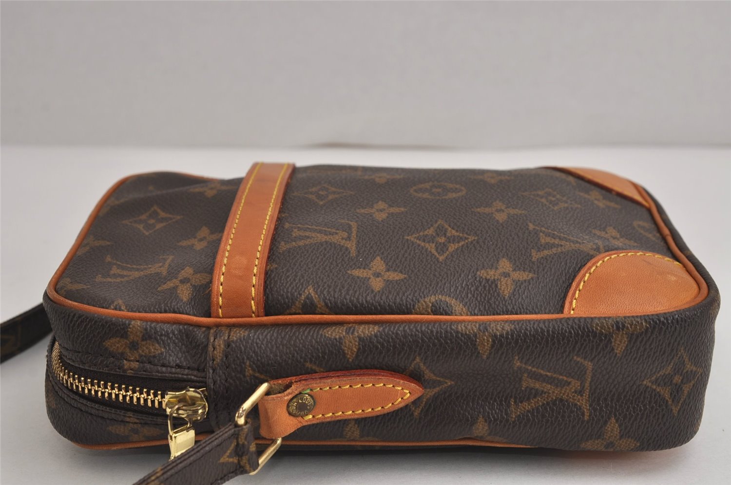 Authentic Louis Vuitton Monogram Danube Shoulder Cross Body Bag M45266 LV 6937J