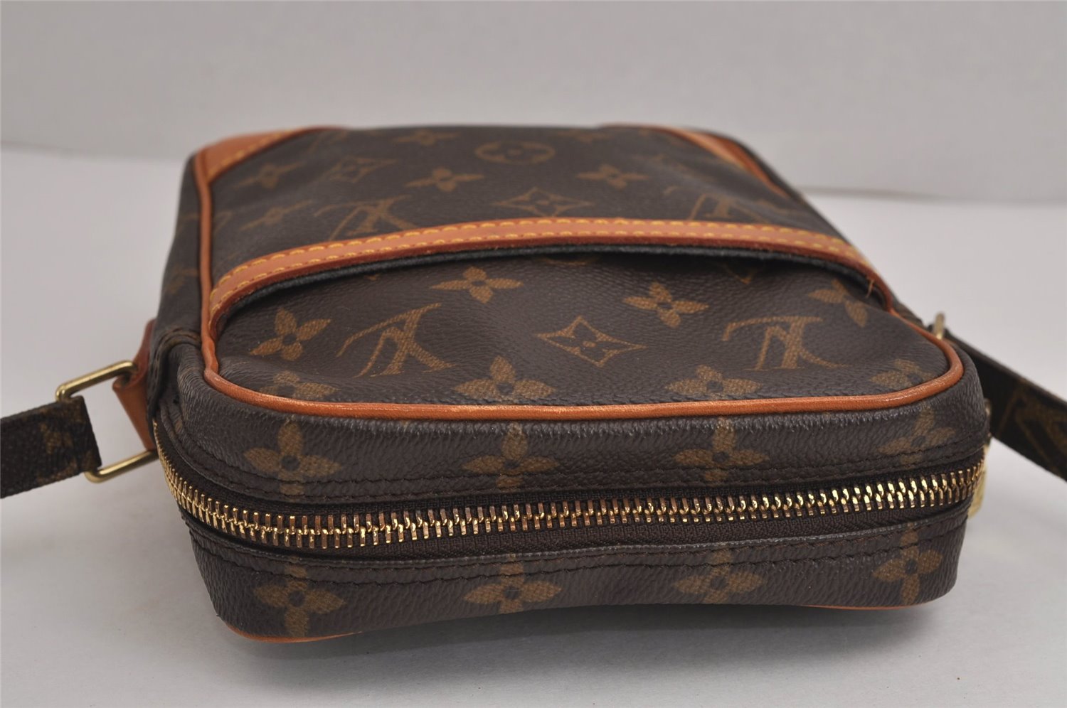 Authentic Louis Vuitton Monogram Danube Shoulder Cross Body Bag M45266 LV 6937J