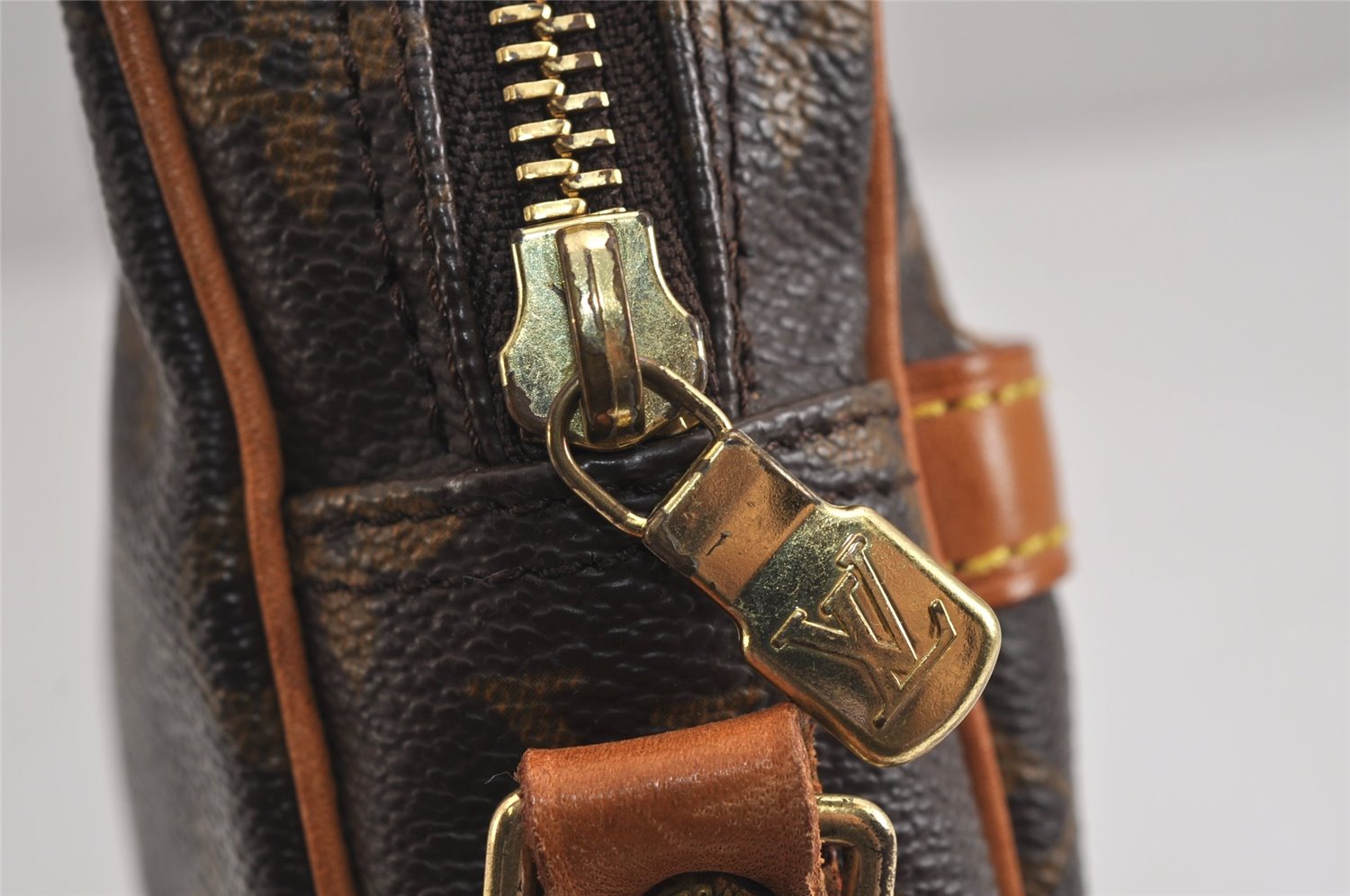 Authentic Louis Vuitton Monogram Danube Shoulder Cross Body Bag M45266 LV 6937J