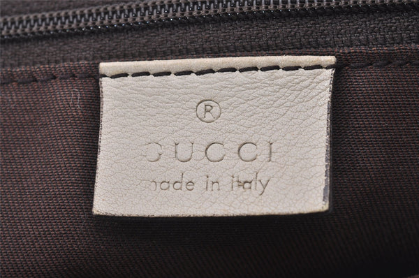 Authentic GUCCI Sukey Shoulder Tote Bag GG Canvas Leather 211944 Brown 6940I