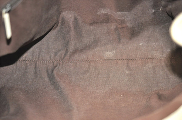 Authentic GUCCI Sukey Shoulder Tote Bag GG Canvas Leather 211944 Brown 6940I