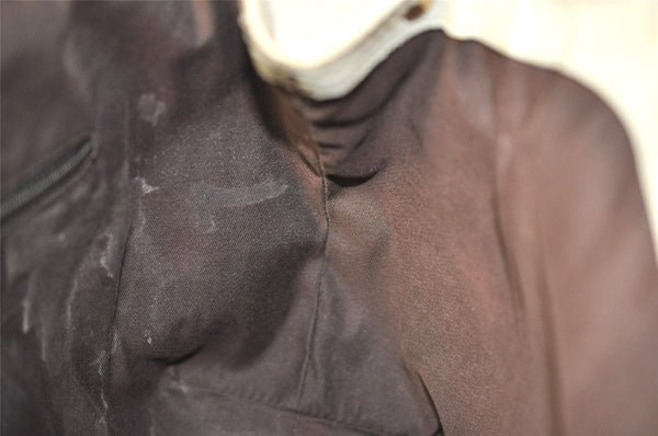 Authentic GUCCI Sukey Shoulder Tote Bag GG Canvas Leather 211944 Brown 6940I