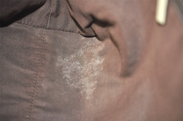 Authentic GUCCI Sukey Shoulder Tote Bag GG Canvas Leather 211944 Brown 6940I