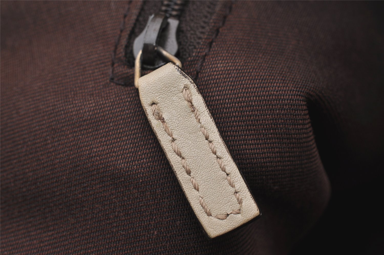 Authentic GUCCI Sukey Shoulder Tote Bag GG Canvas Leather 211944 Brown 6940I