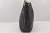 Authentic GUCCI Vintage Bamboo 2Way Shoulder Hand Bag Purse Leather Black 6940K