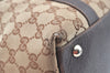Authentic GUCCI Abbey Shoulder Tote Bag GG Canvas Leather 141470 Brown 6943H
