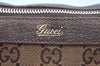 Authentic GUCCI Abbey Shoulder Tote Bag GG Canvas Leather 141470 Brown 6943H