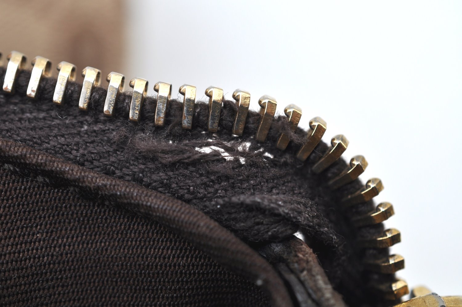 Authentic GUCCI Abbey Shoulder Tote Bag GG Canvas Leather 141470 Brown 6943H