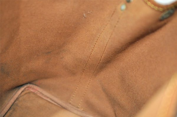 Authentic Louis Vuitton Monogram Petit Noe M42226 Shoulder Drawstring Bag 6943I