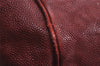 Authentic CHANEL Caviar Skin CC Logo Chain Shoulder Tote Bag Bordeaux Red 6943J