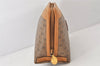 Authentic GUCCI Vintage Micro GG PVC Leather Clutch Bag Pouch Purse Brown 6945K