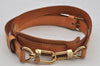 Authentic Louis Vuitton Leather Shoulder Strap Beige 36.6-43.5" LV 6946J