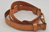 Authentic Louis Vuitton Leather Shoulder Strap Beige 36.6-43.5" LV 6946J