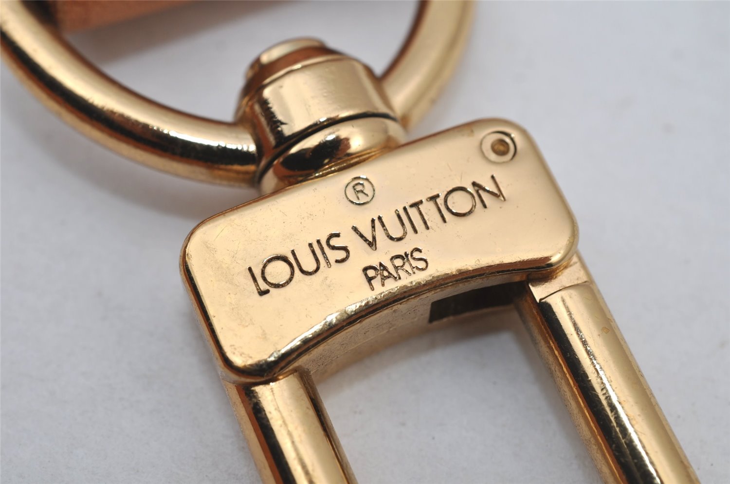 Authentic Louis Vuitton Leather Shoulder Strap Beige 36.6-43.5