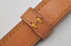 Authentic Louis Vuitton Leather Shoulder Strap Beige 36.6-43.5" LV 6946J