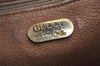 Authentic GUCCI Vintage GG Plus Clutch Hand Bag Purse PVC Leather Brown 6946K