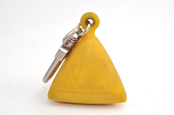Authentic Louis Vuitton Cup Porte Cles Buoy Bag Charm Yellow M80708 LV 6947J