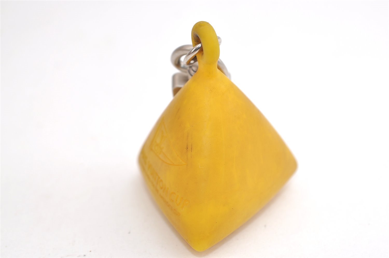 Authentic Louis Vuitton Cup Porte Cles Buoy Bag Charm Yellow M80708 LV 6947J