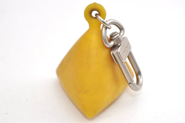 Authentic Louis Vuitton Cup Porte Cles Buoy Bag Charm Yellow M80708 LV 6947J