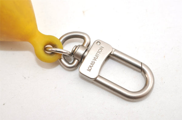 Authentic Louis Vuitton Cup Porte Cles Buoy Bag Charm Yellow M80708 LV 6947J