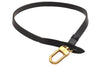 Auth Louis Vuitton Leather Strap For Pochette Accessoires Black 14.6" LV 6948J