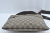 Authentic GUCCI Shoulder Cross Body Bag GG PVC Leather Brown 295257 Junk 6949K