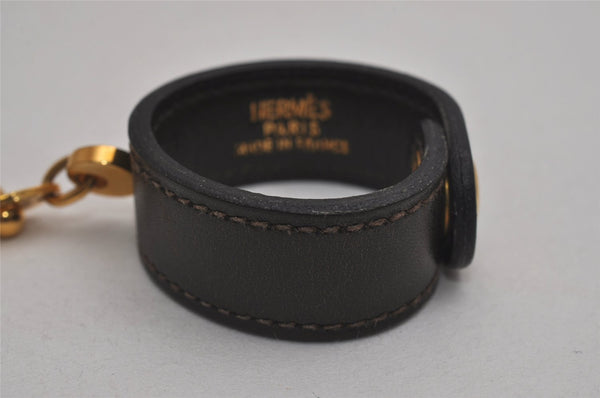 Authentic HERMES Nomade Vintage Glove Holder Leather Brown 6951J