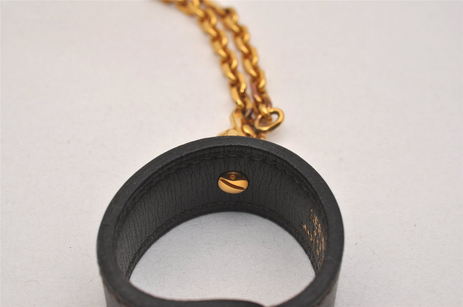 Authentic HERMES Nomade Vintage Glove Holder Leather Brown 6951J