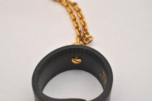 Authentic HERMES Nomade Vintage Glove Holder Leather Brown 6951J