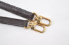 Authentic Louis Vuitton Leather Shoulder Strap Brown 41.3-46.9" LV 6952K