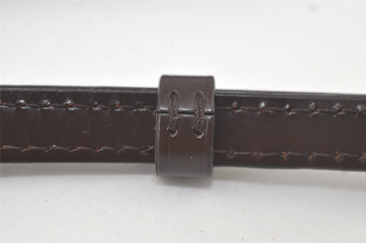 Authentic Louis Vuitton Leather Shoulder Strap Brown 41.3-46.9