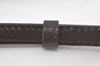 Authentic Louis Vuitton Leather Shoulder Strap Brown 41.3-46.9" LV 6952K