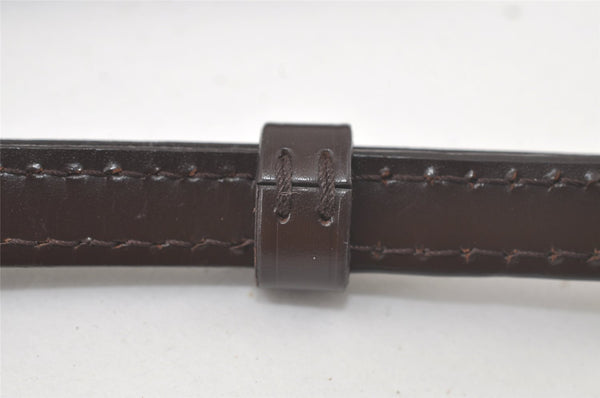 Authentic Louis Vuitton Leather Shoulder Strap Brown 41.3-46.9" LV 6952K