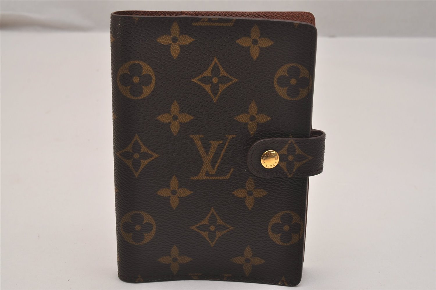 Authentic Louis Vuitton Monogram Agenda PM Notebook Cover R20005 LV 6953J