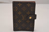 Authentic Louis Vuitton Monogram Agenda PM Notebook Cover R20005 LV 6953J