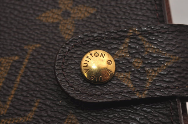 Authentic Louis Vuitton Monogram Agenda PM Notebook Cover R20005 LV 6953J