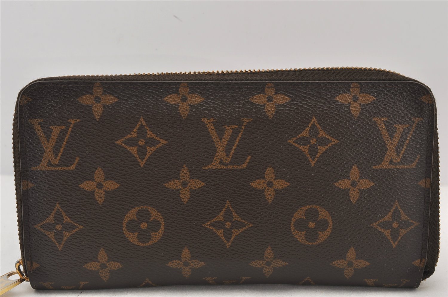 Authentic Louis Vuitton Monogram Zippy Long Wallet Purse M60017 Junk 6954K