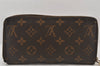 Authentic Louis Vuitton Monogram Zippy Long Wallet Purse M60017 Junk 6954K