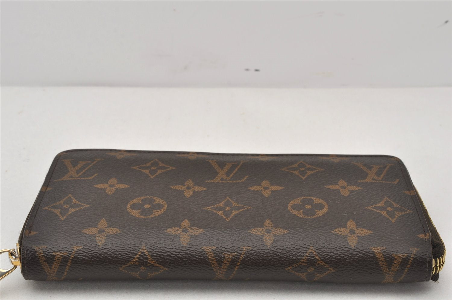 Authentic Louis Vuitton Monogram Zippy Long Wallet Purse M60017 Junk 6954K