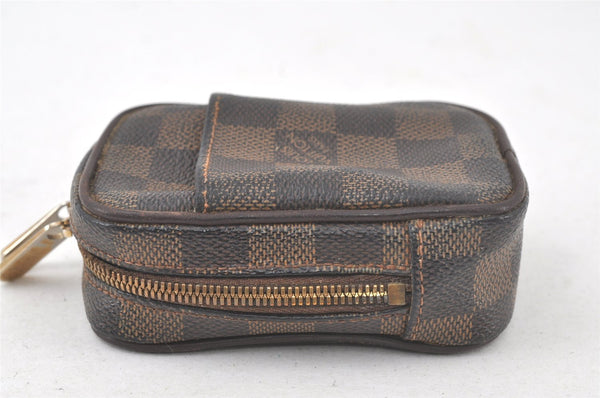 Authentic Louis Vuitton Damier Etui Okapi PM Camera Case Pouch N61738 LV 6956K