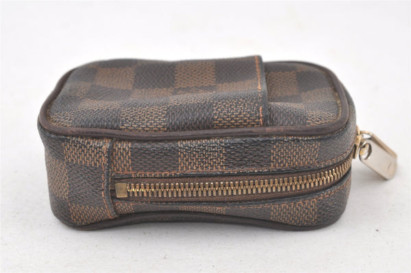 Authentic Louis Vuitton Damier Etui Okapi PM Camera Case Pouch N61738 LV 6956K