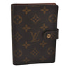 Authentic Louis Vuitton Monogram Agenda PM Notebook Cover R20005 LV 6957J