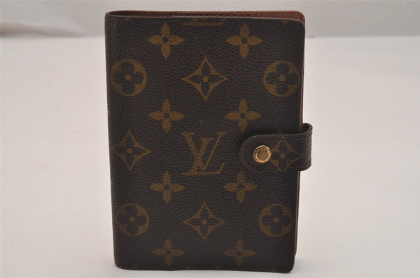Authentic Louis Vuitton Monogram Agenda PM Notebook Cover R20005 LV 6957J