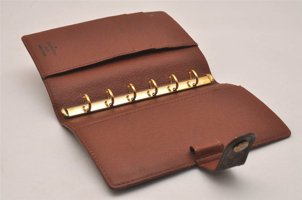 Authentic Louis Vuitton Monogram Agenda PM Notebook Cover R20005 LV 6957J